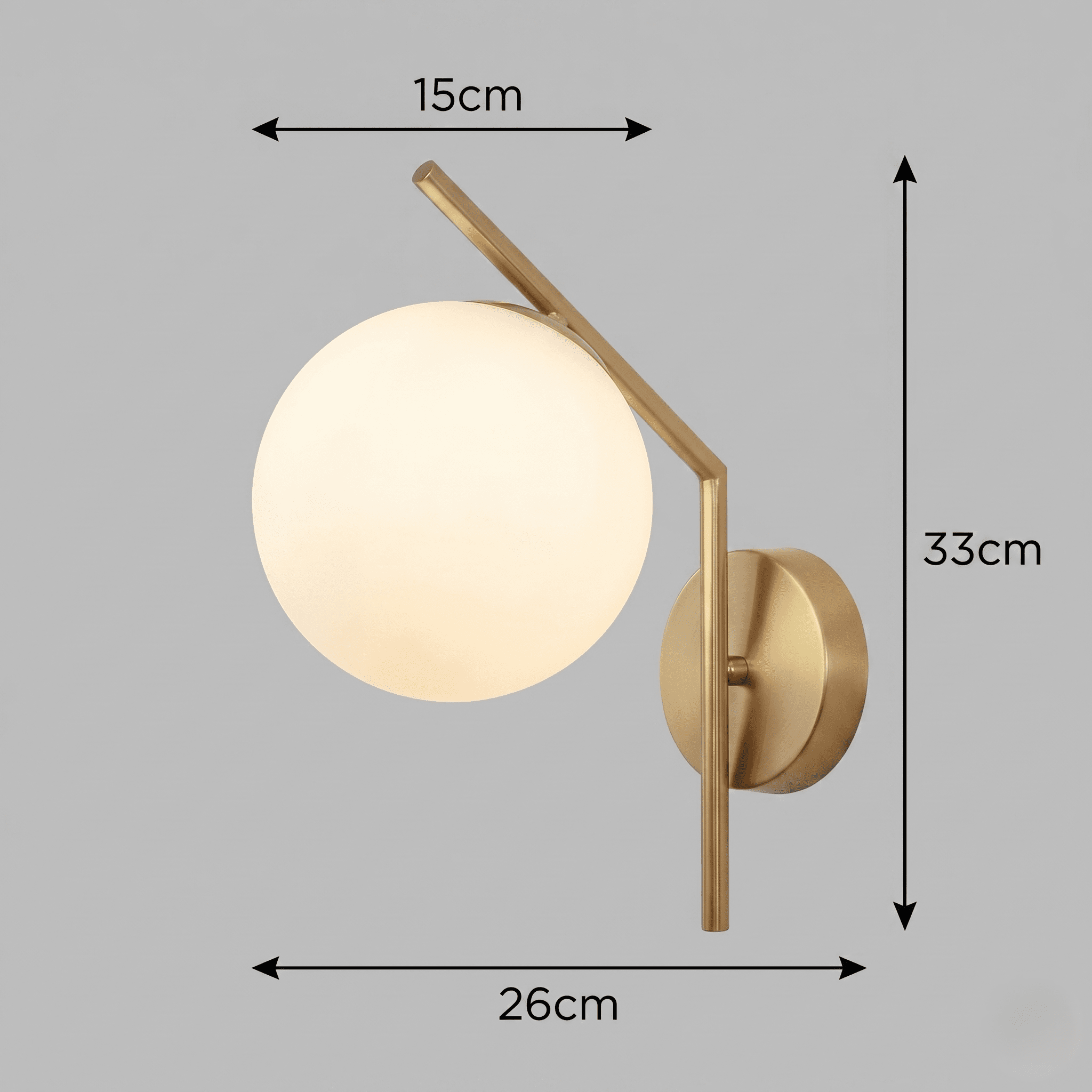 Angled Wall Light view 3