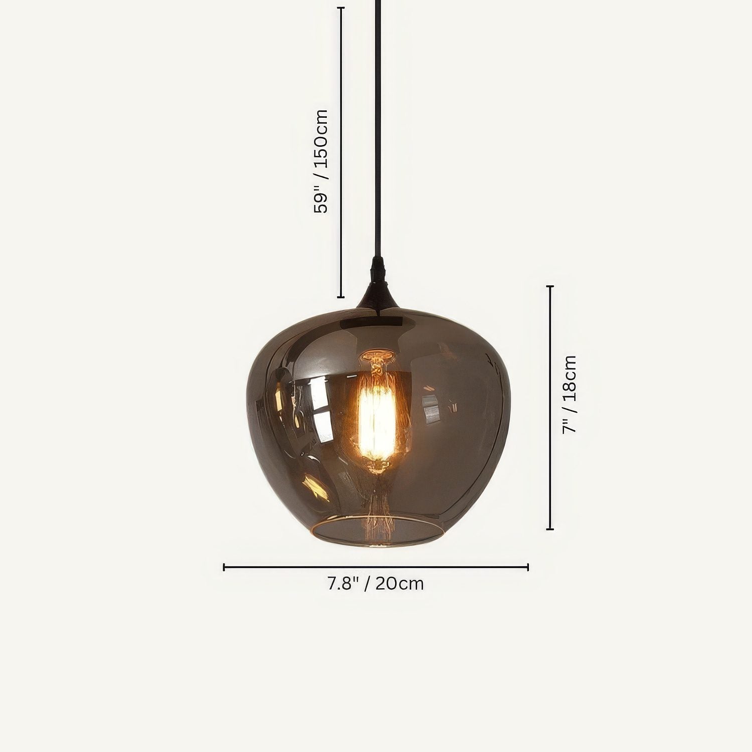 Anthracite Pendant Light view 6