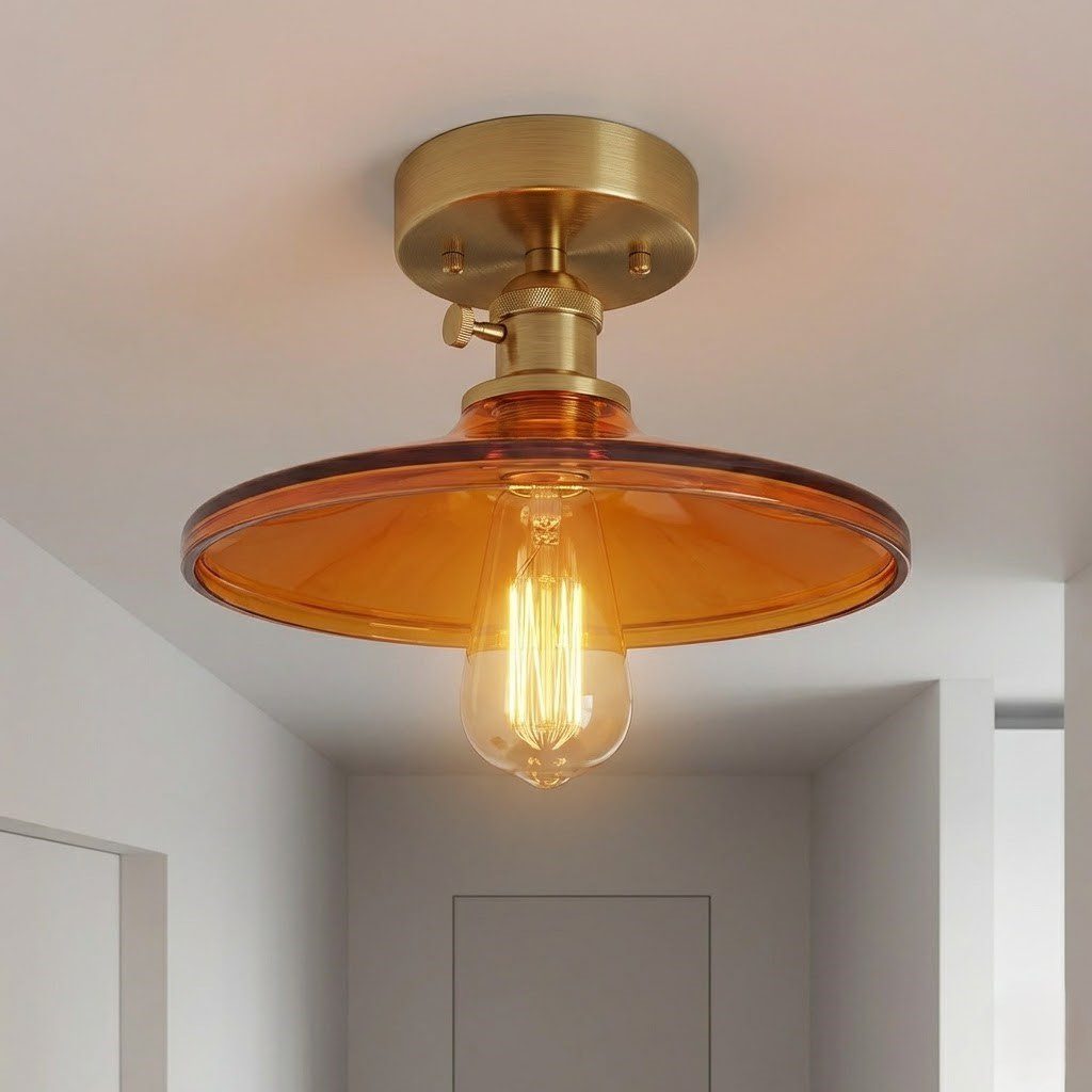 Antique Brass Ceiling Lights view 2