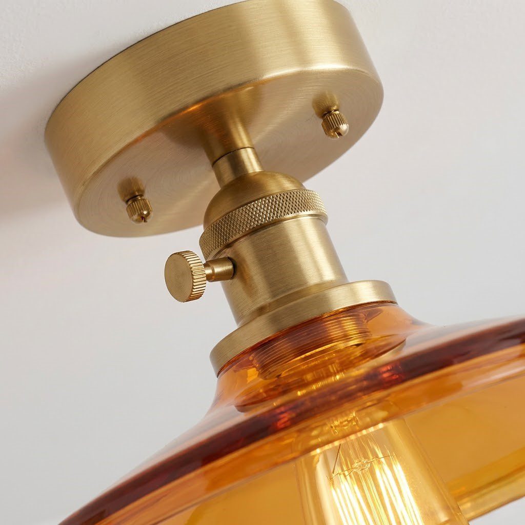 Antique Brass Ceiling Lights view 6