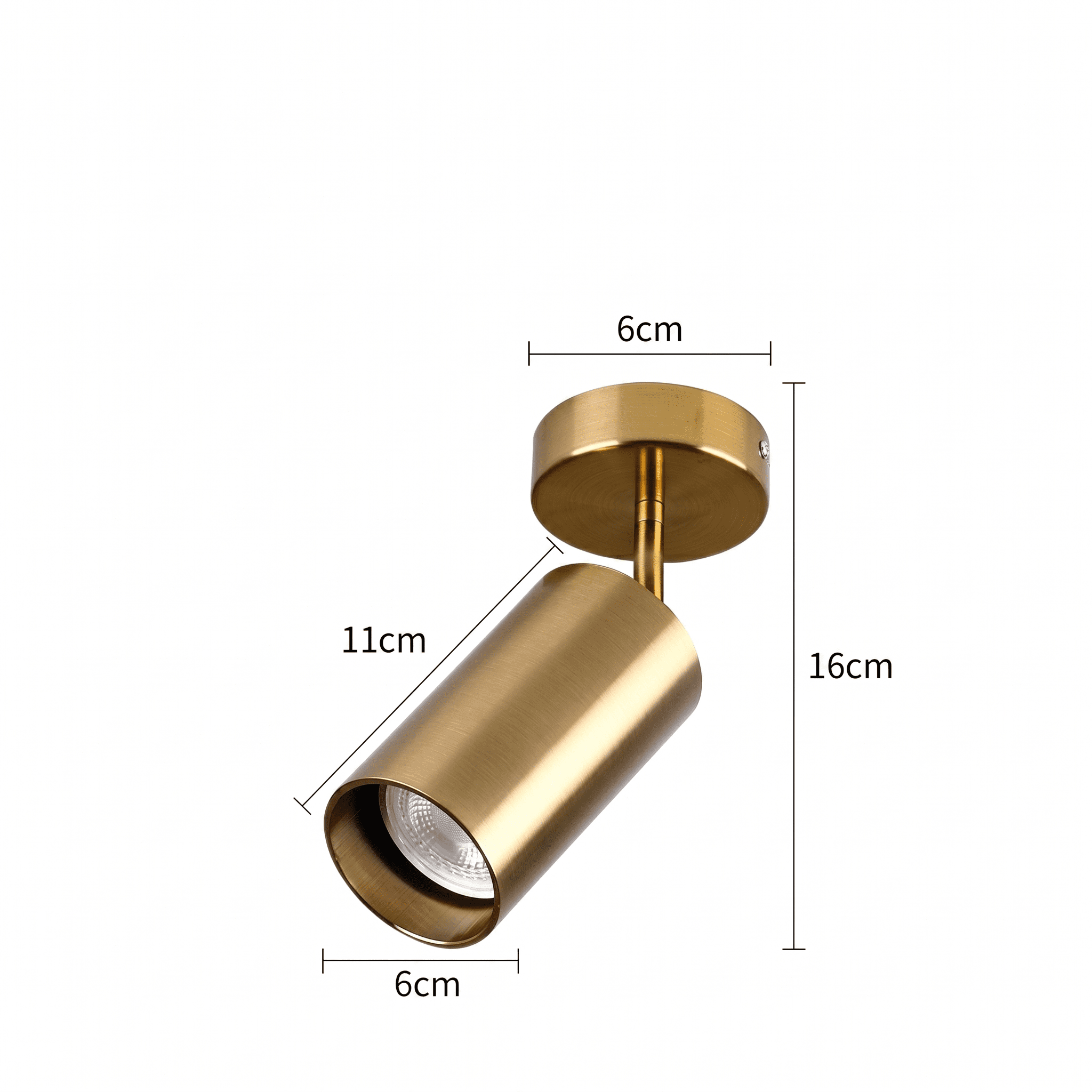 Antique Brass Ceiling Spotlight view 7