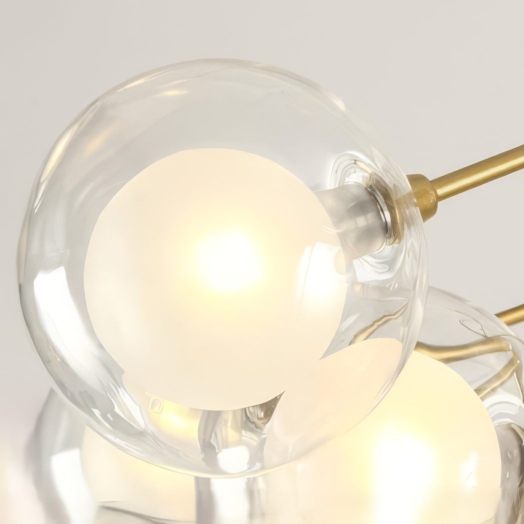 Antique Brass Globe Chandelier view 6