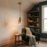 Antique Brass Single Pendant Light