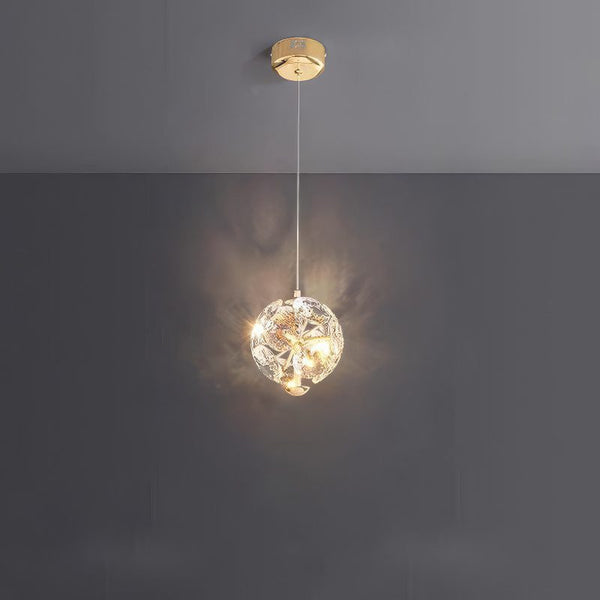 Antique Crystal Pendant Light