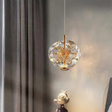 Antique Crystal Pendant Light view 2