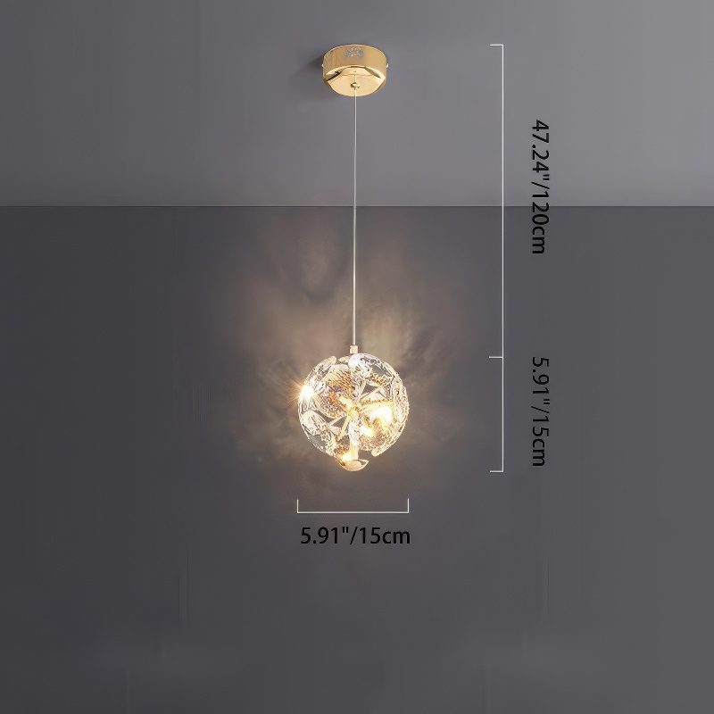 Antique Crystal Pendant Light view 6