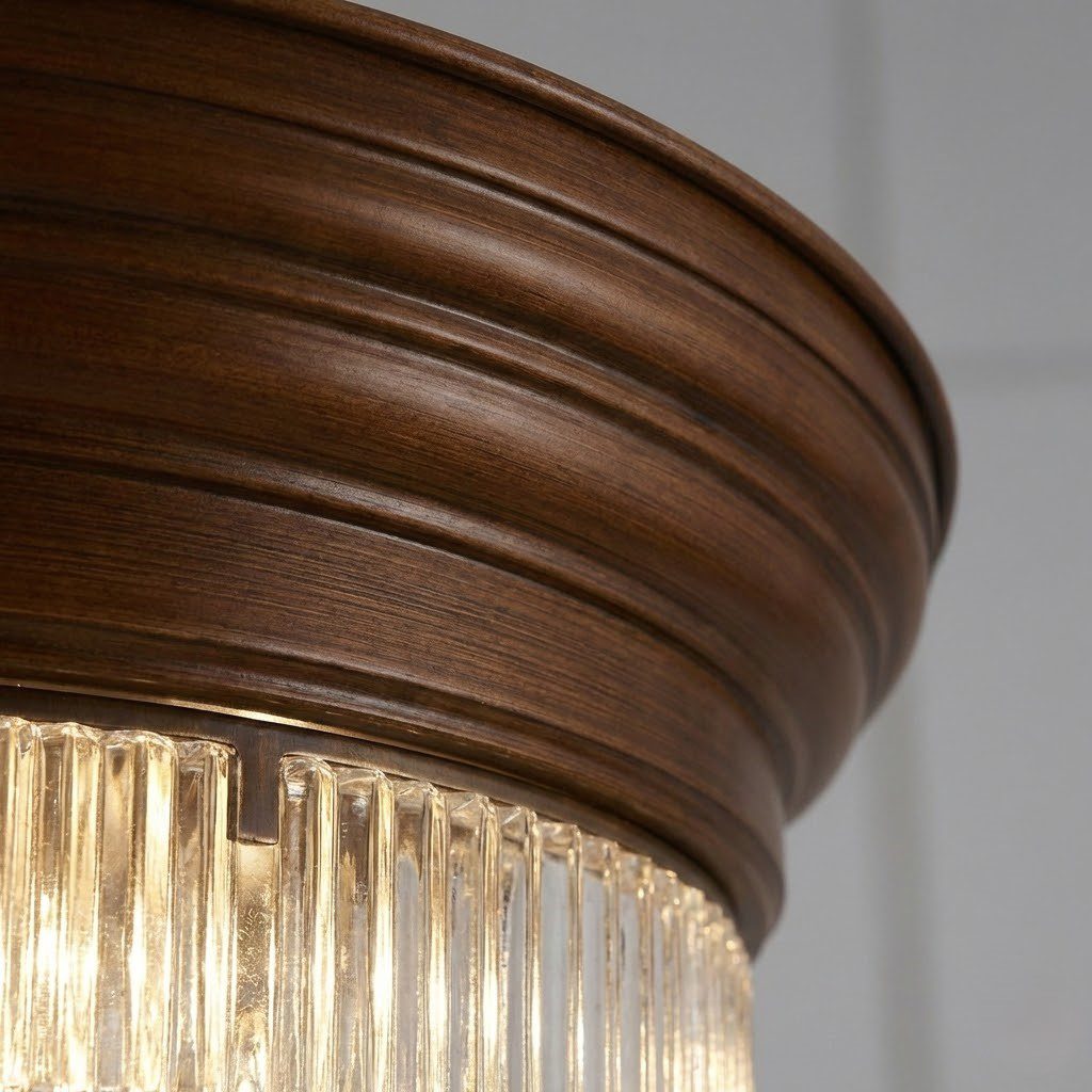 Antique Cut Glass Ceiling Light view 6