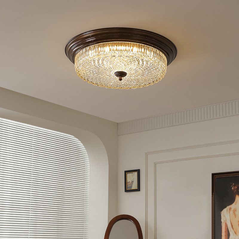 Antique Cut Glass Ceiling Light view 9