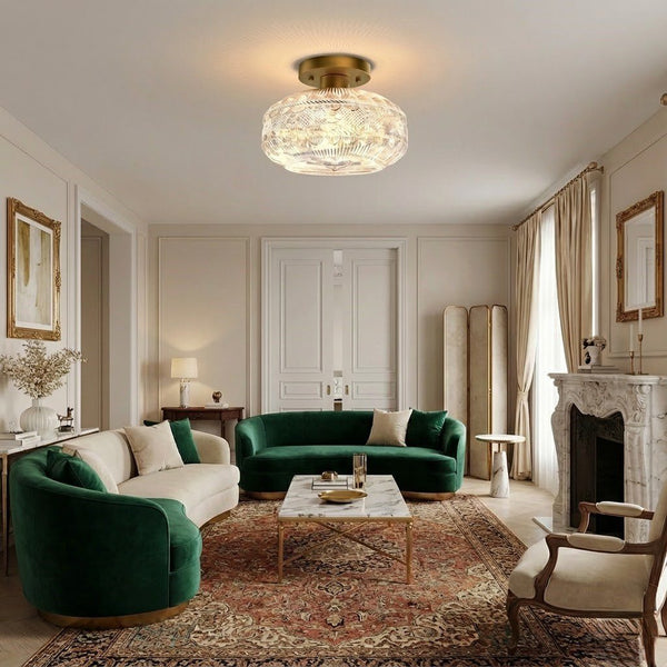 Antique Glass Ceiling Light