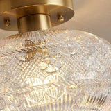 Antique Glass Ceiling Light view 10