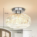 Antique Glass Ceiling Light view 2
