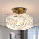 Antique Glass Ceiling Light view 3