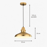 Antique Gold Light Pendant view 5