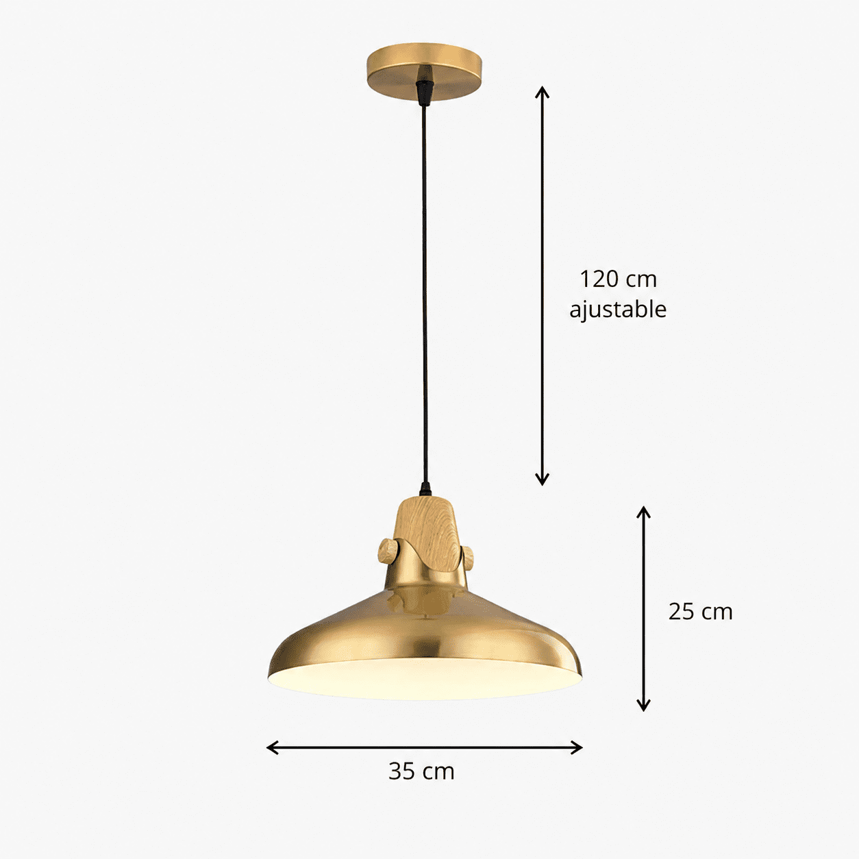 Antique Gold Light Pendant view 5