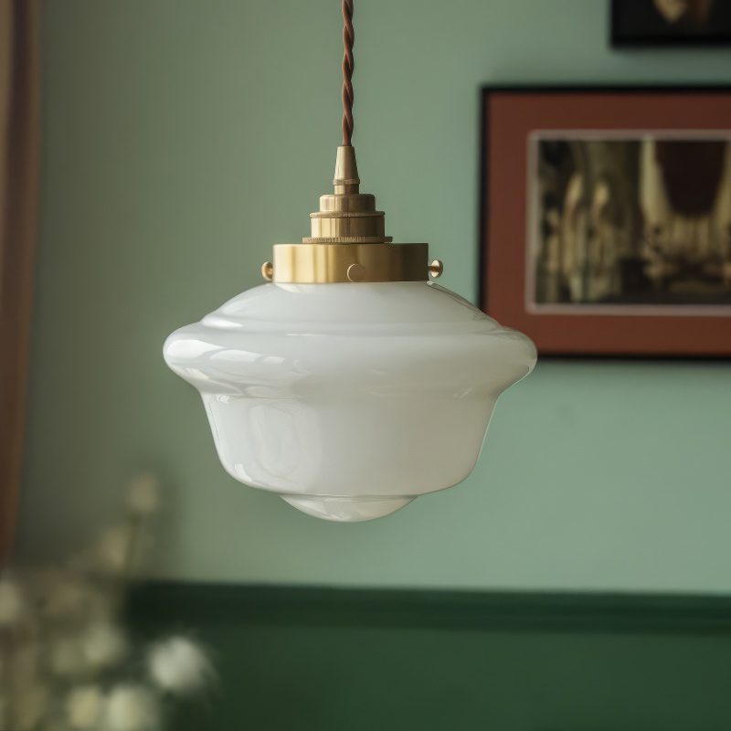Antique Schoolhouse Pendant Light view 1