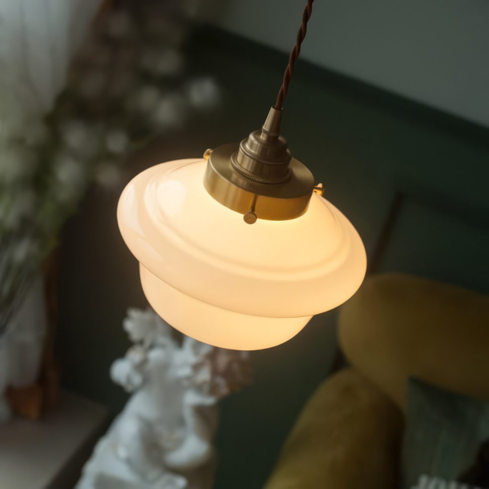 Antique Schoolhouse Pendant Light view 3