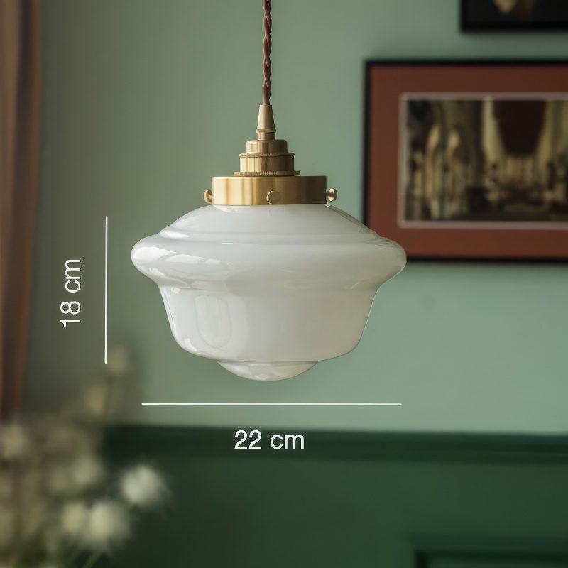 Antique Schoolhouse Pendant Light view 5