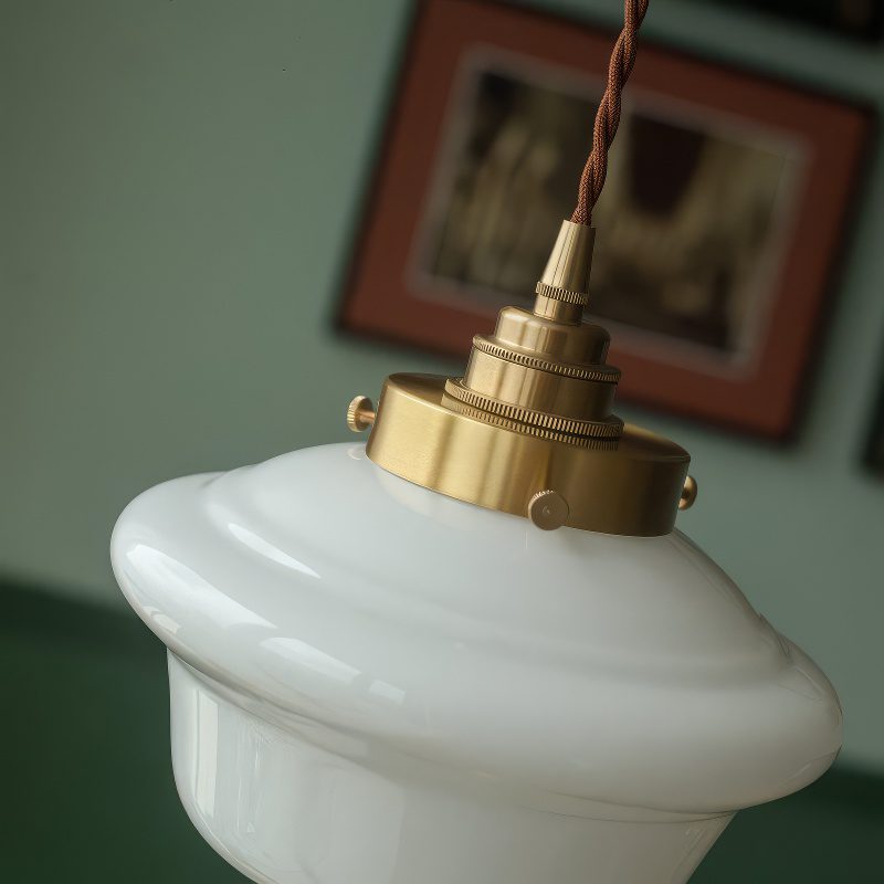 Antique Schoolhouse Pendant Light view 6