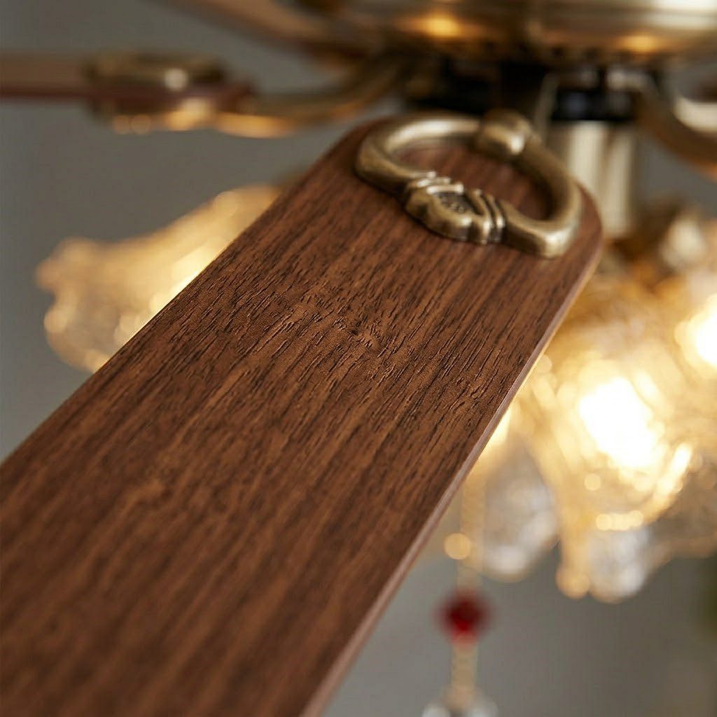 Antique Style Ceiling Fans with Lights view 4