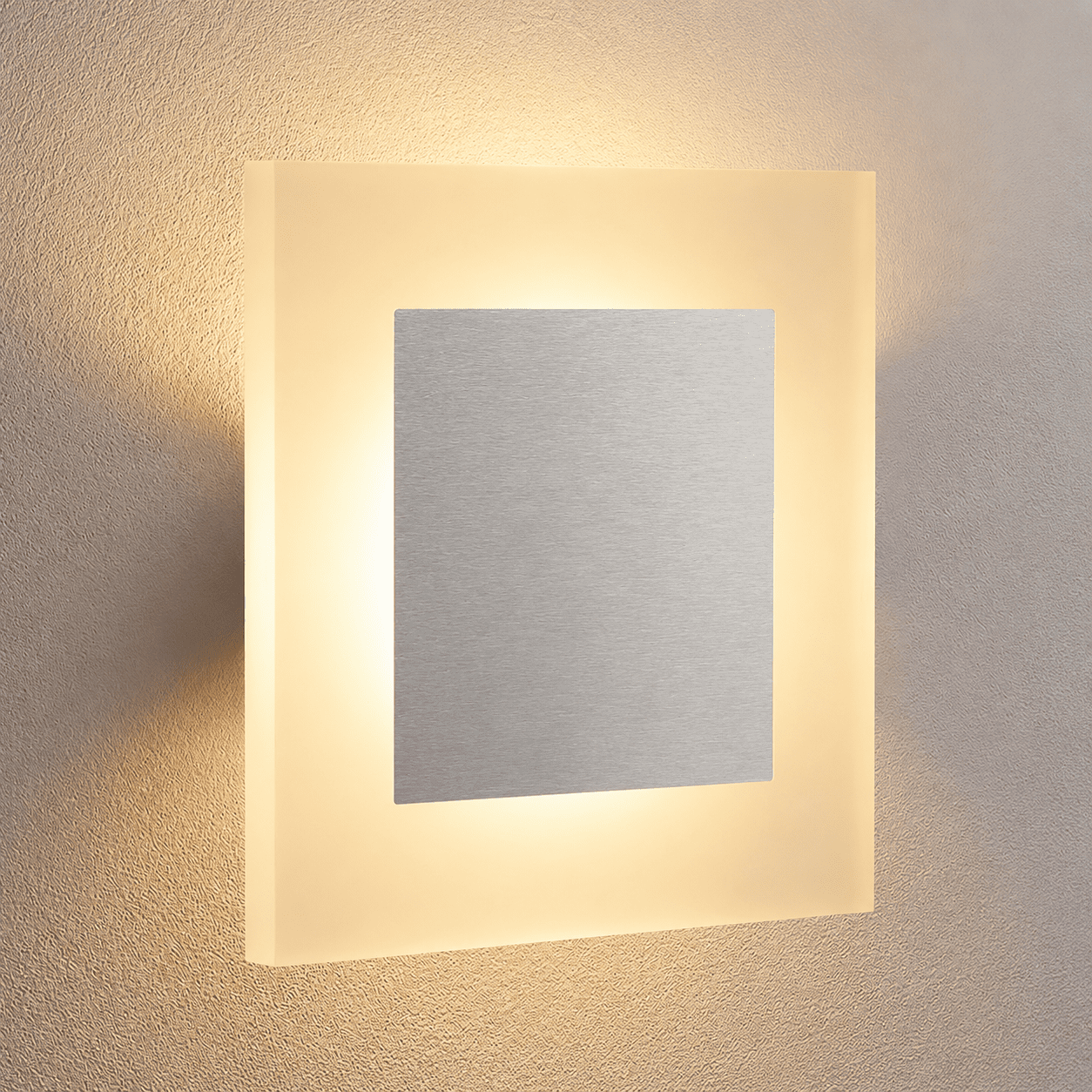 Applique murale carrée led view 8
