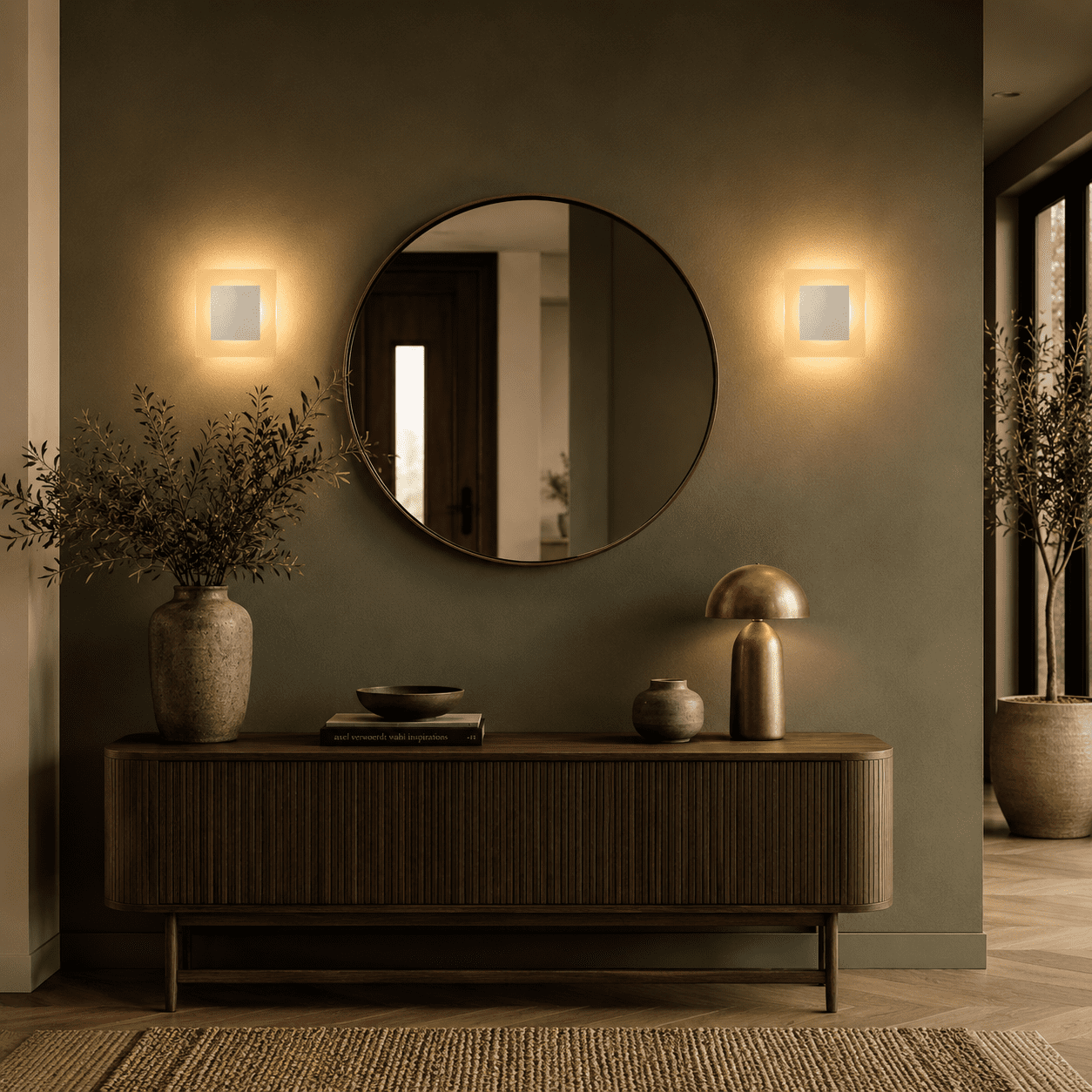Applique murale carrée led view 2