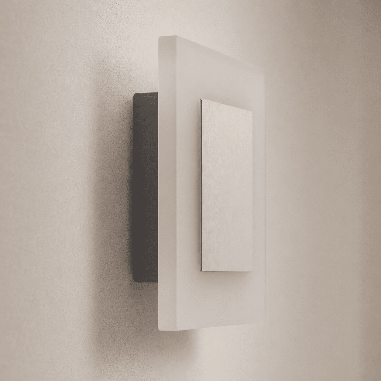 Applique murale carrée led view 4