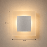 Applique murale carrée led view 5