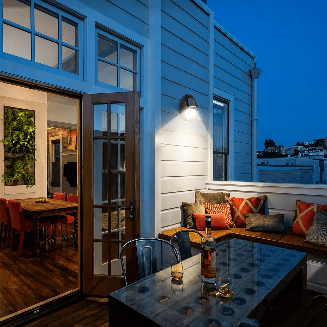Applique murale extérieur pour terrasse solaire view 4