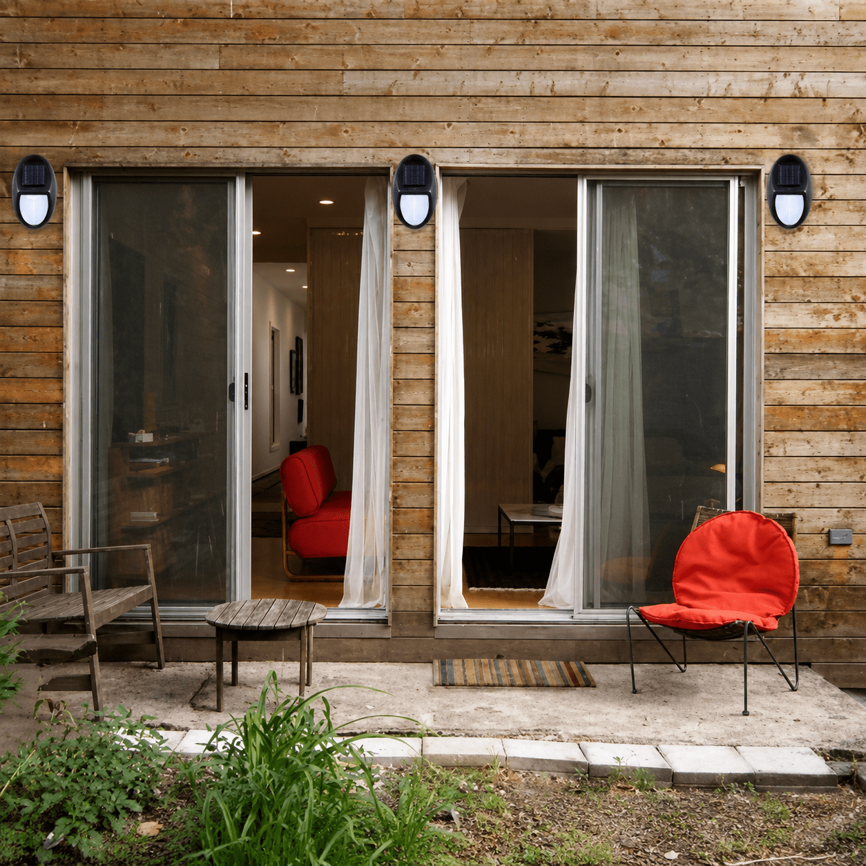Applique murale extérieur pour terrasse solaire view 2