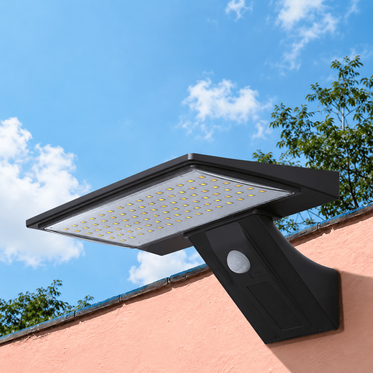 Applique murale extérieur solaire avec télécommande