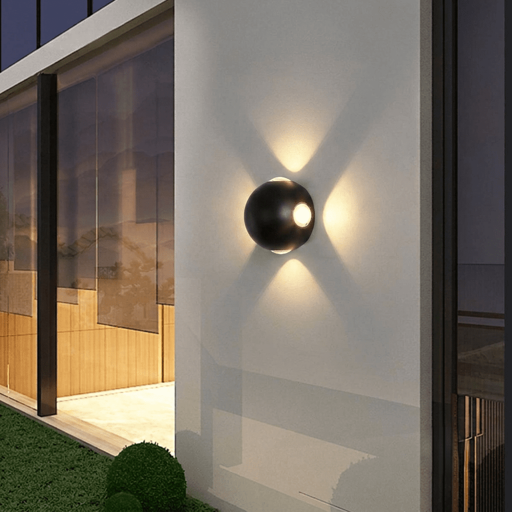 Applique murale led blanche extérieur view 6