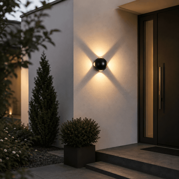 Applique murale led blanche extérieur