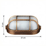 Applique plafonnier extérieure ovale view 7