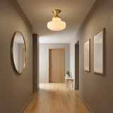 Art Deco Opaline Ceiling Light view 1