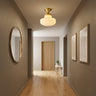 Art Deco Opaline Ceiling Light