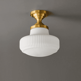 Art Deco Opaline Ceiling Light view 5