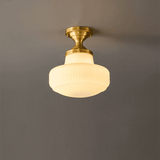 Art Deco Opaline Ceiling Light view 7