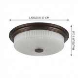 Art Deco Glass Ceiling Light view 2