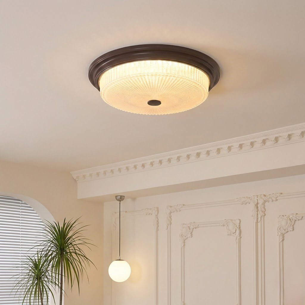 Art Deco Glass Ceiling Light view 5