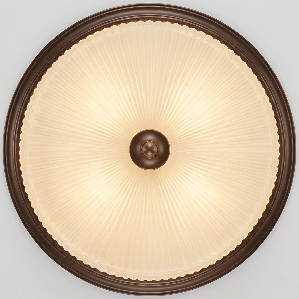 Art Deco Glass Ceiling Light view 8