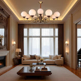 Art Deco Globe Chandelier view 12