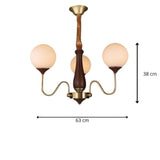 Art Deco Globe Chandelier view 2
