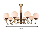 Art Deco Globe Chandelier view 5