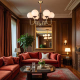 Art Deco Globe Chandelier view 9