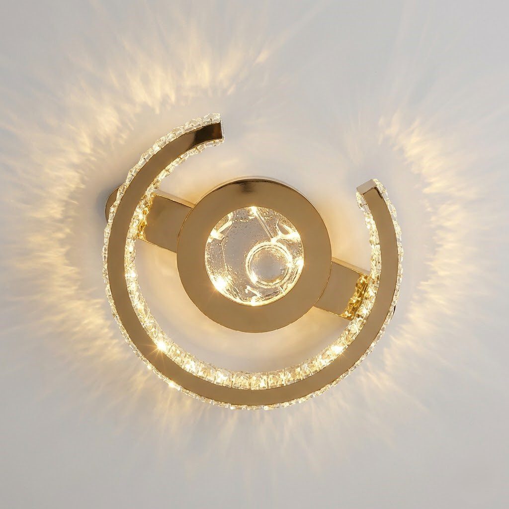 Art Deco Gold Ceiling Light view 5