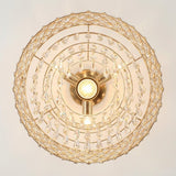 Art Deco Gold Chandelier view 3