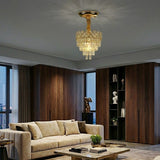 Art Deco Gold Chandelier view 7