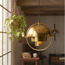 Art Deco Gold Pendant Light