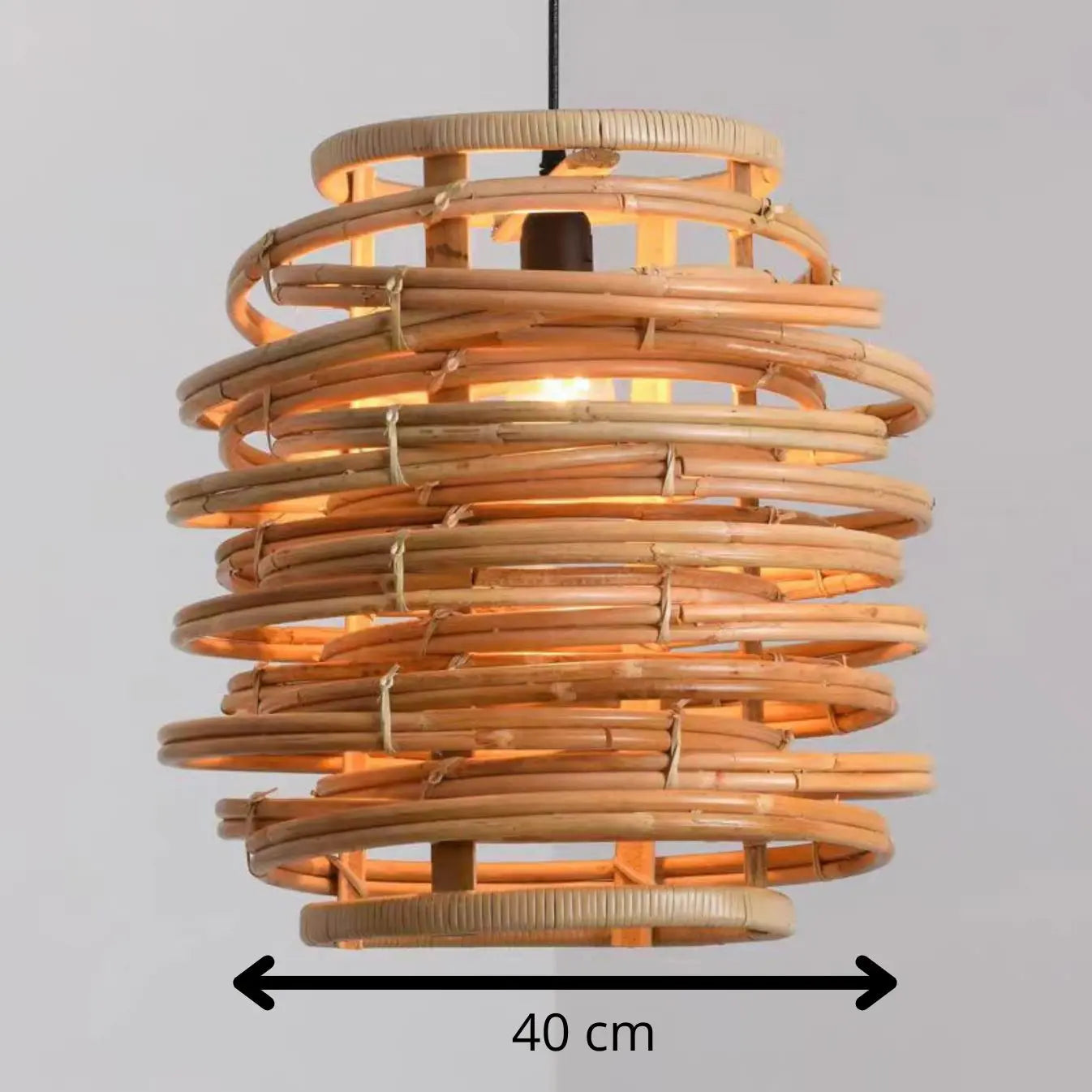 Warm Wood Pendant Light view 3