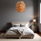 Warm Wood Pendant Light view 4